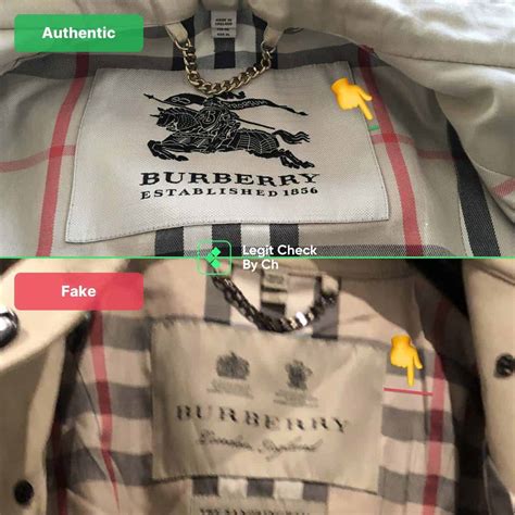 burberry how to spot a fake|do all burberry buttons say.